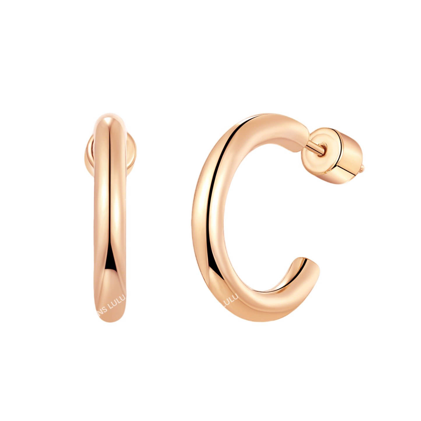 Minimalist Hoop Earrings - Rose Gold, Gold & Silver | Perfect for Daily Commute | TSL1260