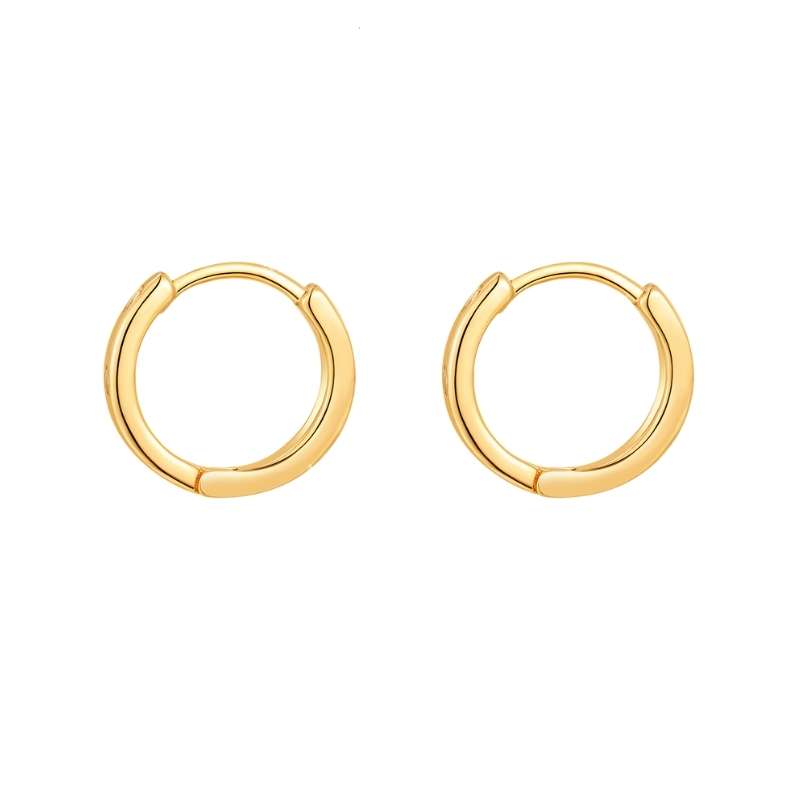 Minimalist Gold Hoop Earrings