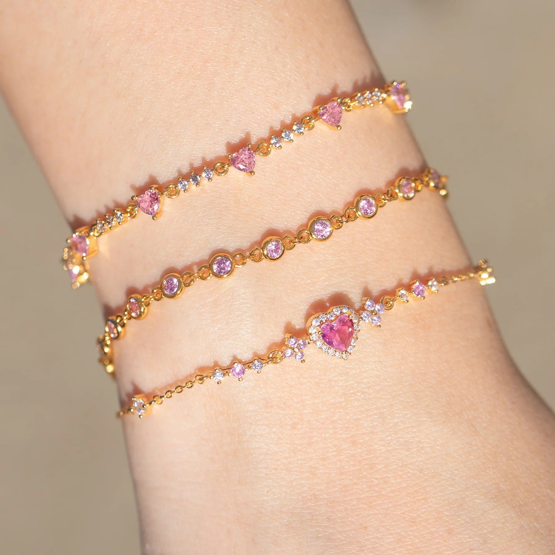 7/10-Heart Bracelet & Necklace