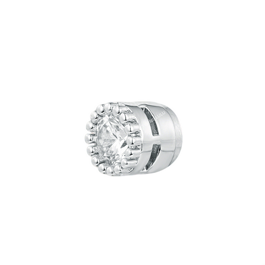 Minimalist Tiny Exquisite Ultra Sparkly Single Magnetic Conch Stud Earring | TSL959