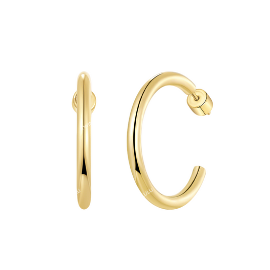 Minimalist Hoop Earrings - Rose Gold, Gold & Silver | Perfect for Daily Commute | TSL1260