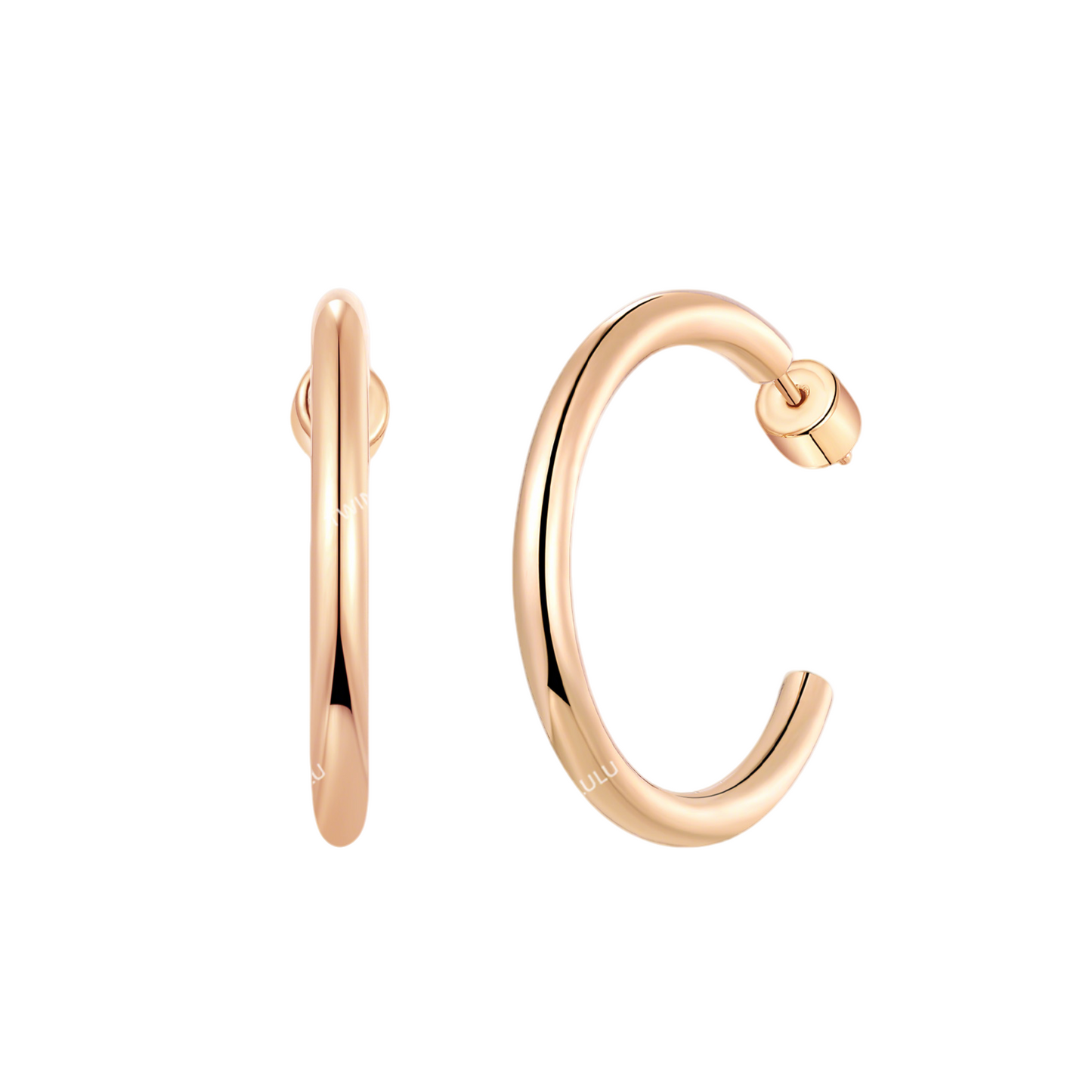 Minimalist Hoop Earrings - Rose Gold, Gold & Silver | Perfect for Daily Commute | TSL1260