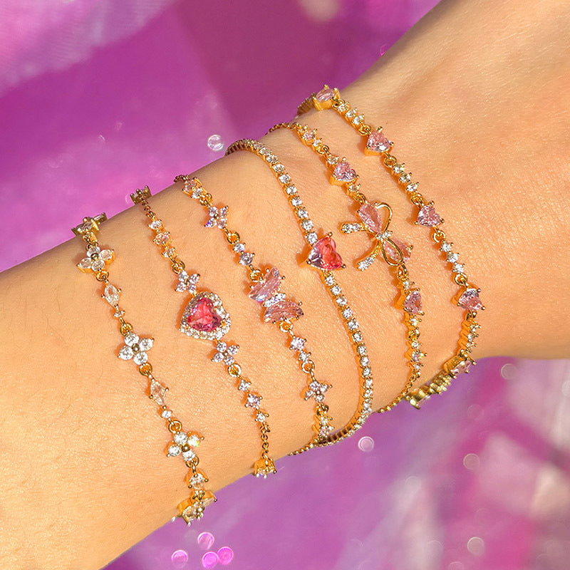 7/10-Heart Bracelet & Necklace
